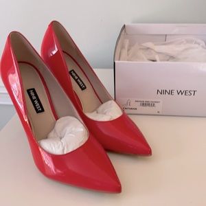 Nine West red heels